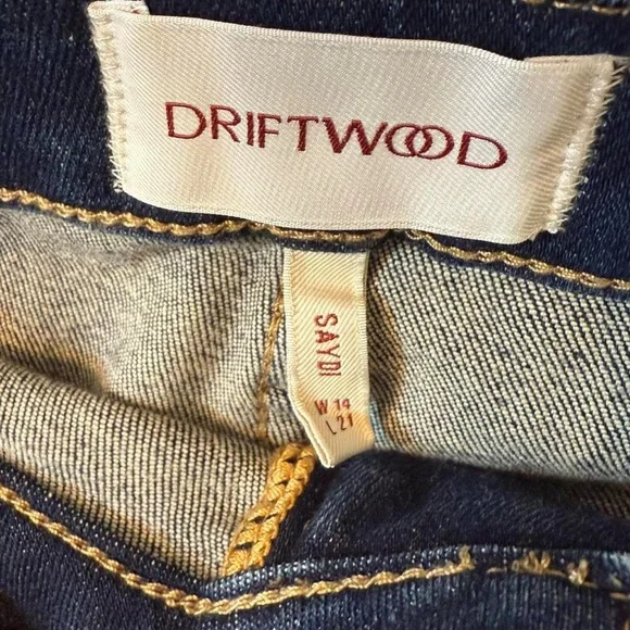 DRIFTWOOD Blue Denim with Gold Stitching - Picture 5 of 6